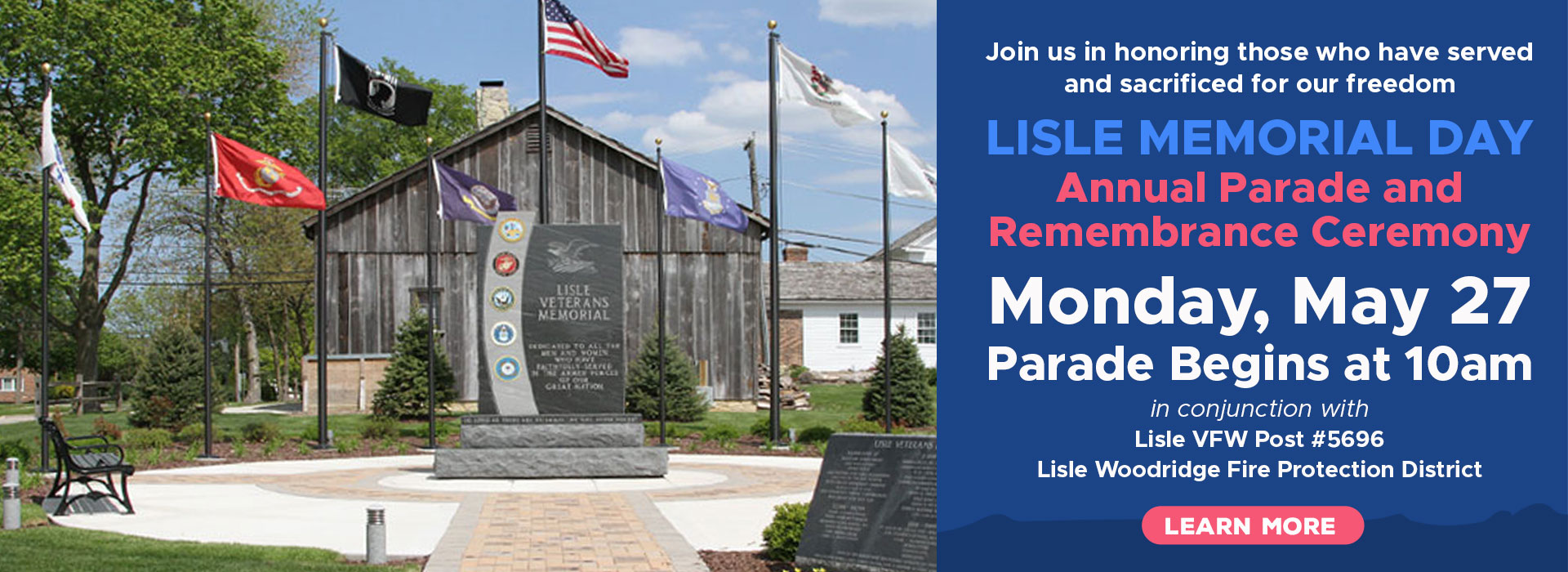 Lisle Memorial Day Parade & Ceremony
