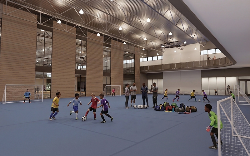 Multi-Activity Court - MAC - Soccer - Rendering of Proposed New Community Activity Center