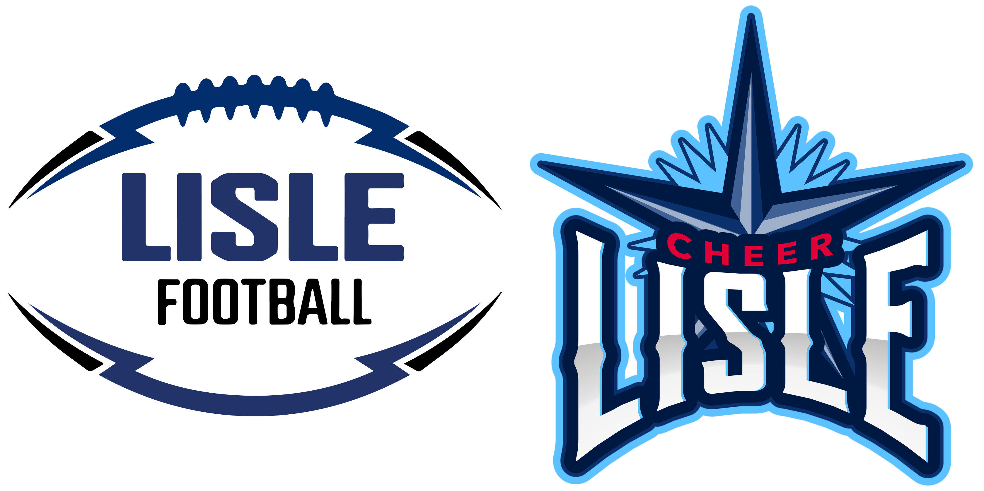 Lisle Flag and Cheer Logo