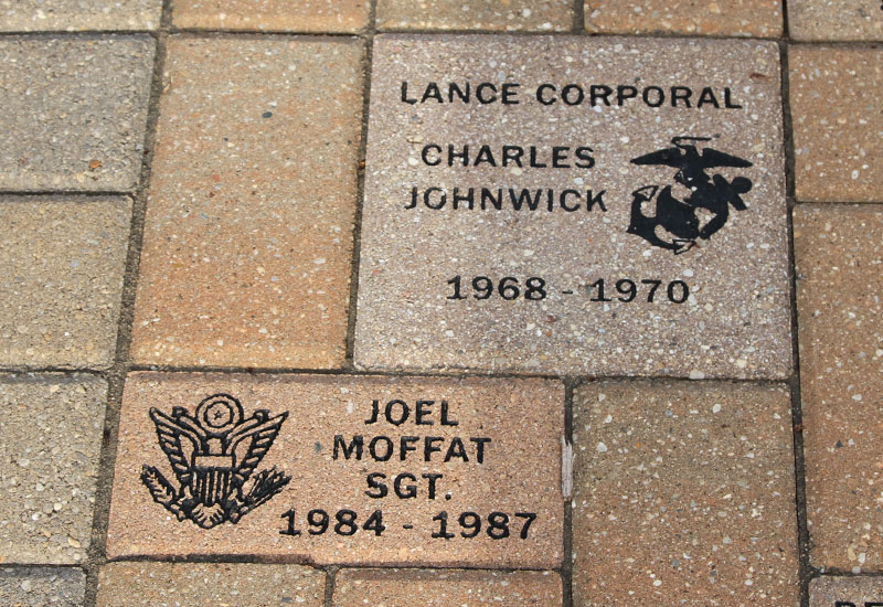 Lisle Veterans Memorial Brick Pavers