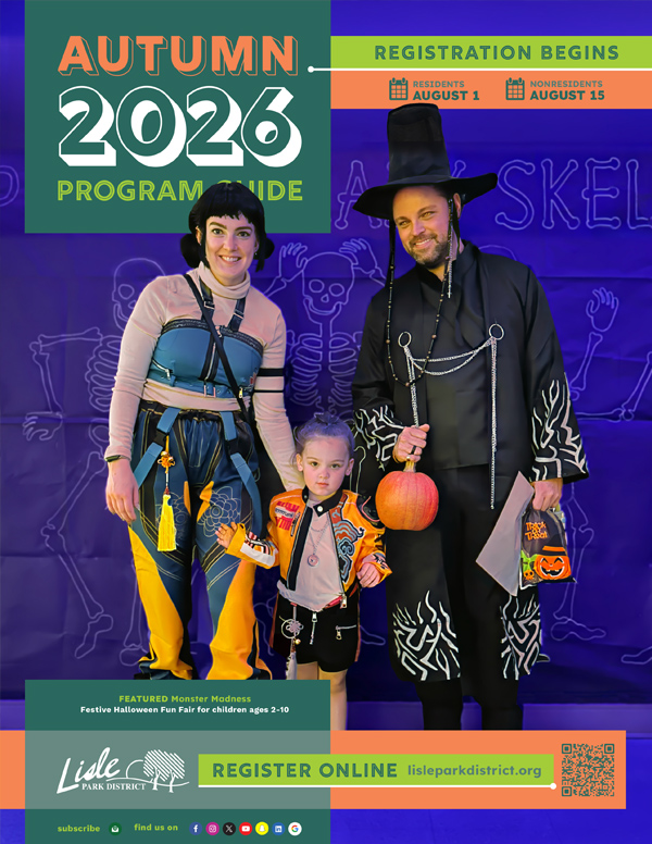Lisle Park District 2026 Autumn Program Guide Cover