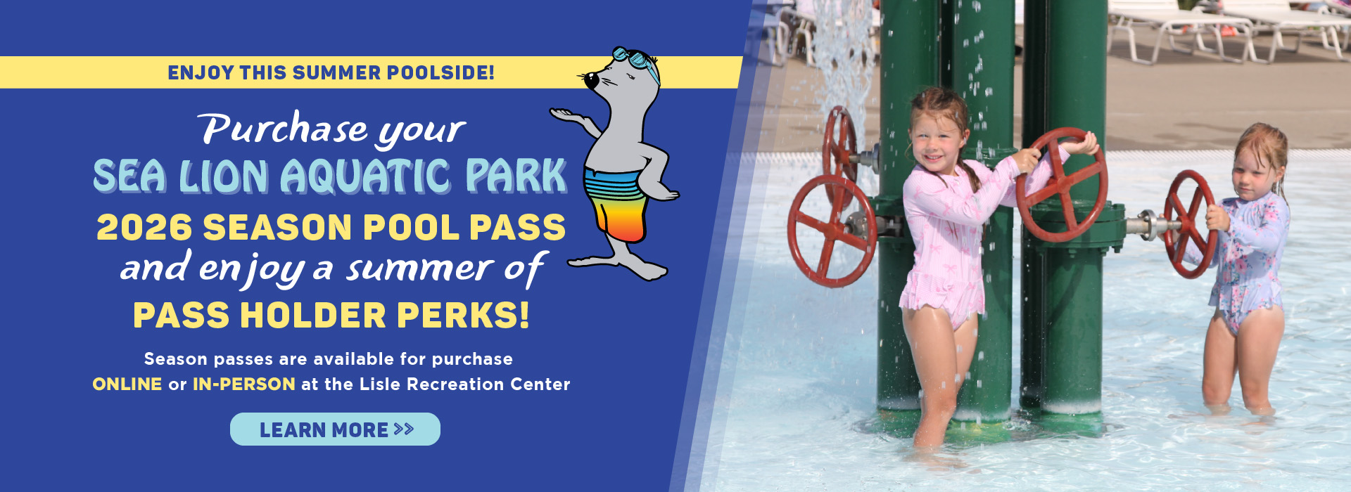 Sea Lion Aquatic Park 2026 Season Passes on Sale