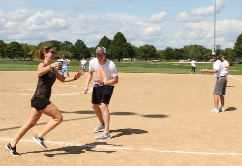 cup-in-hand kickball league